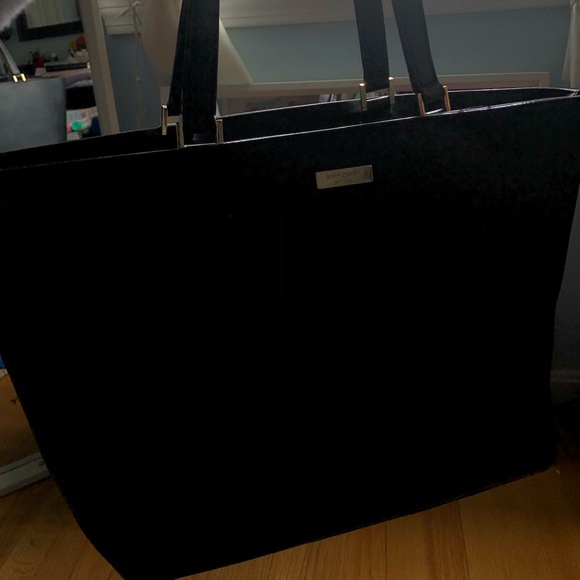 Black Kate Spade over the shoulder purse - Picture 1 of 2